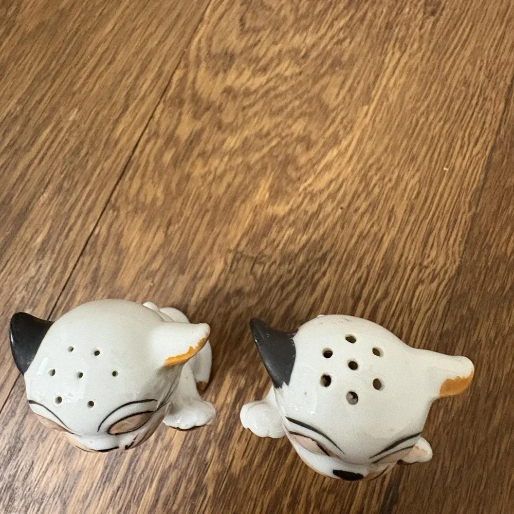 Bonzo Dog Vintage Salt and Pepper Shakers Made in Japan